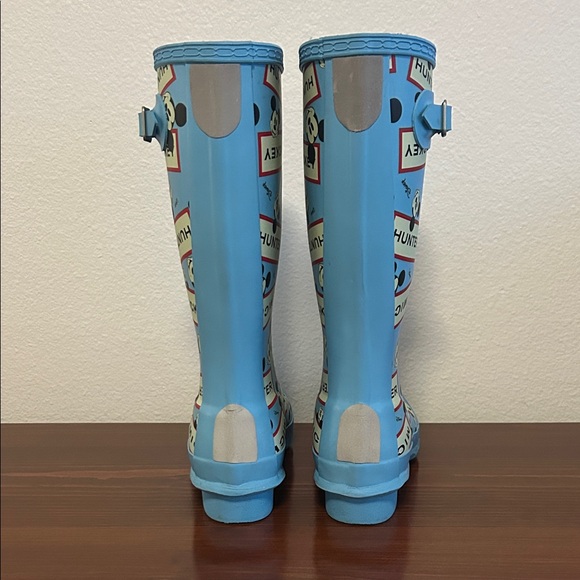 Hunter x Mickey Mouse Rain Boots | Big Kids US 3–4 | Blue - Picture 3 of 7